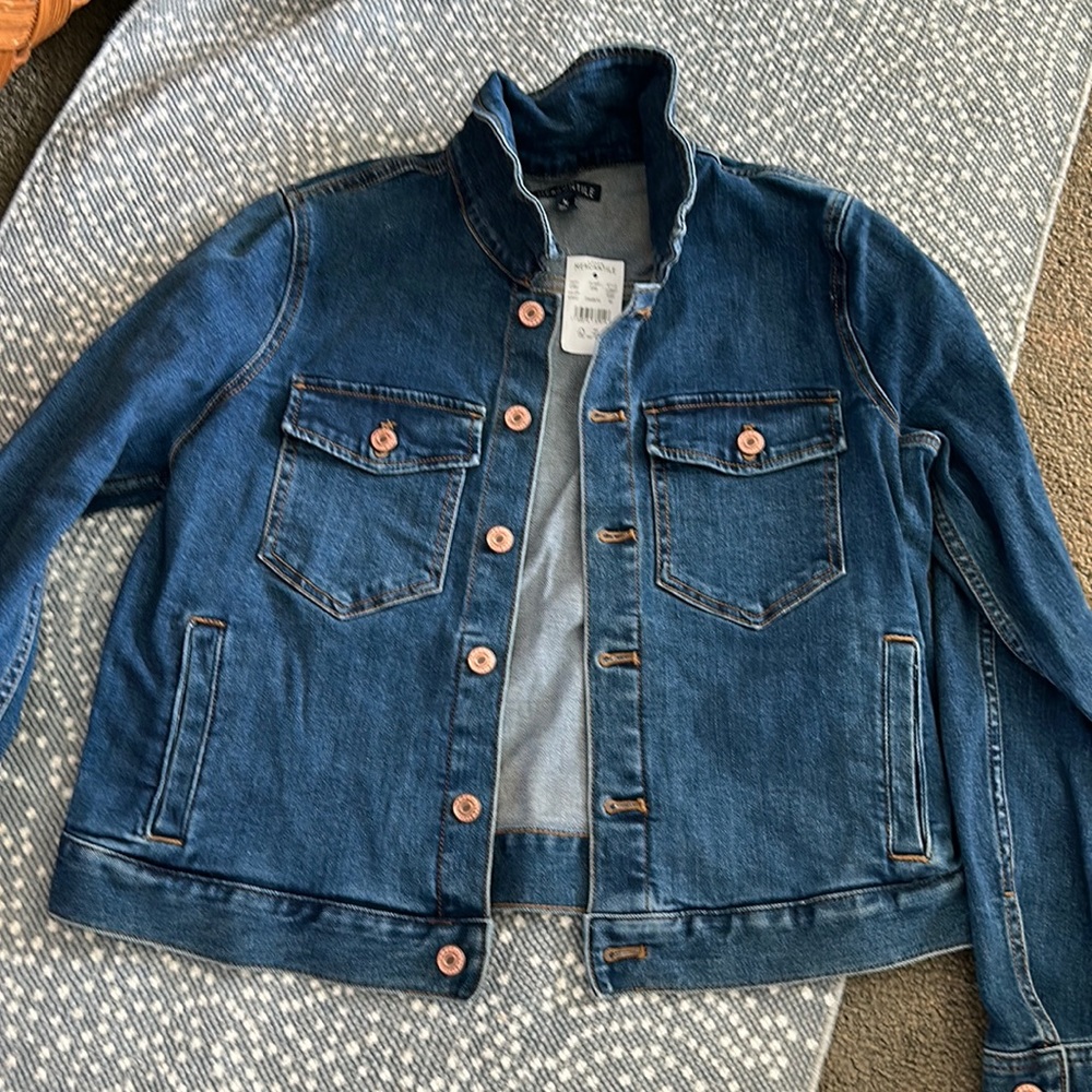 NWT JCREW Mercantile Denim Jacket SZ M